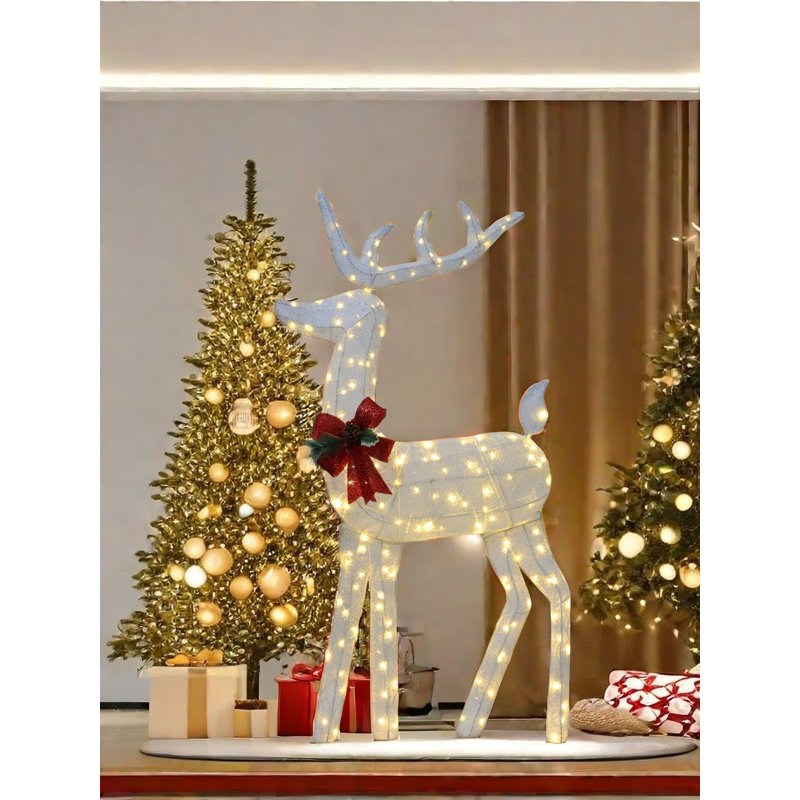 Décoration de cerf illuminé Chftmas