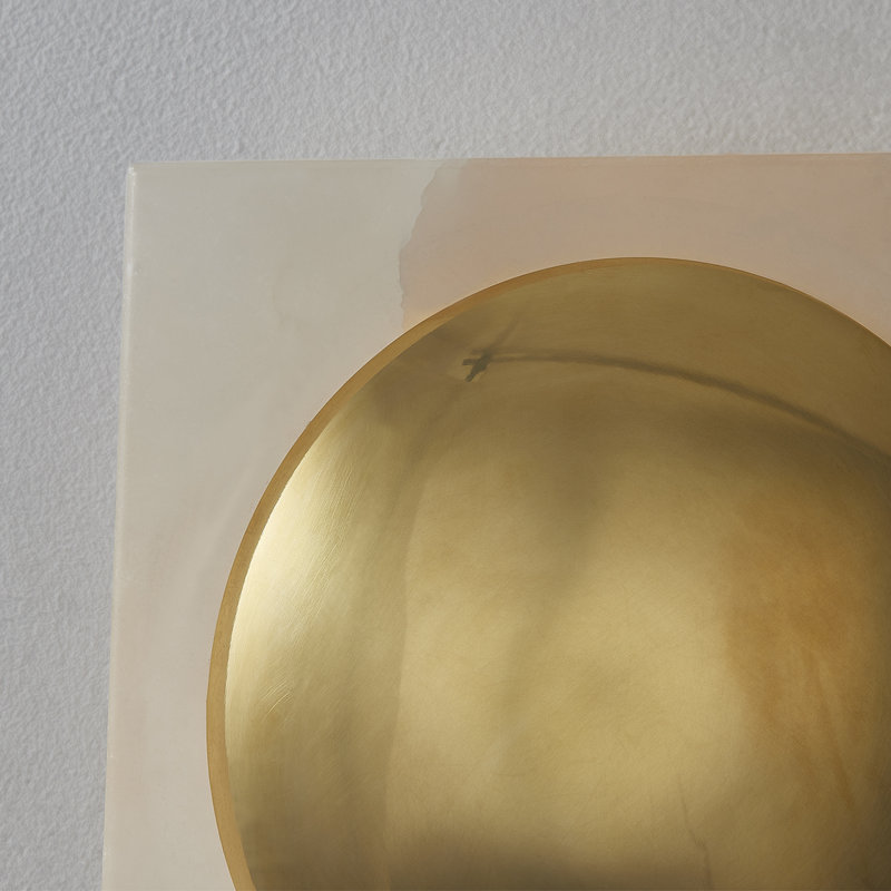 Applique murale 1 lumière Hamel, Laiton rétro