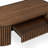 Clova - Modern Walnut Coffee Table-1684410565