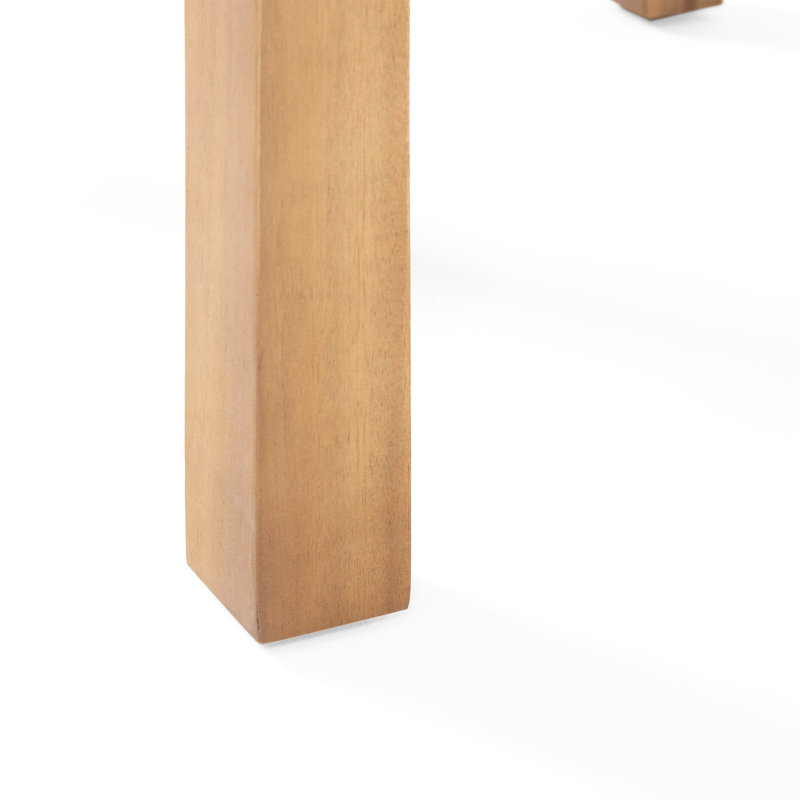 Wood Side Table In Simple Style, , 19.46In W X D 15In H, Brown, Assembly Required Fashionable Minimalist End Table, Closed Slat, 15In,