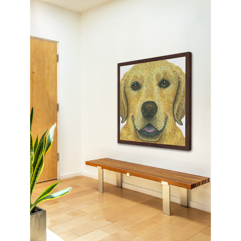 « lab », reproduction d’art encadrée, H 12 po x l 12 po x P 1,5 po