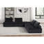 Canapé modulaire en velours confortable