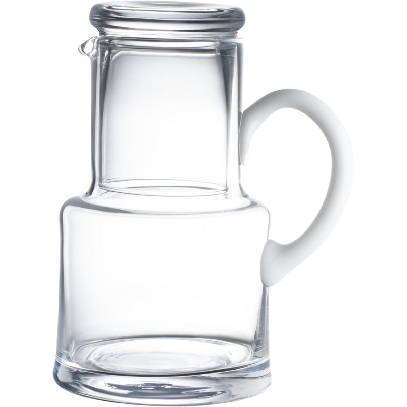 Carafe de nuit en verre chevet Deyoung, H 7 po x l 4 po x P 4 po