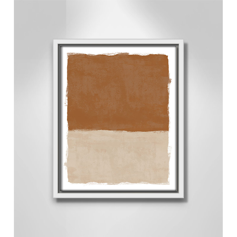«Carmel Crush I Print» par Natalie Carpentieri, L 9,5 po x H 11,5 po, Flotteur blanc