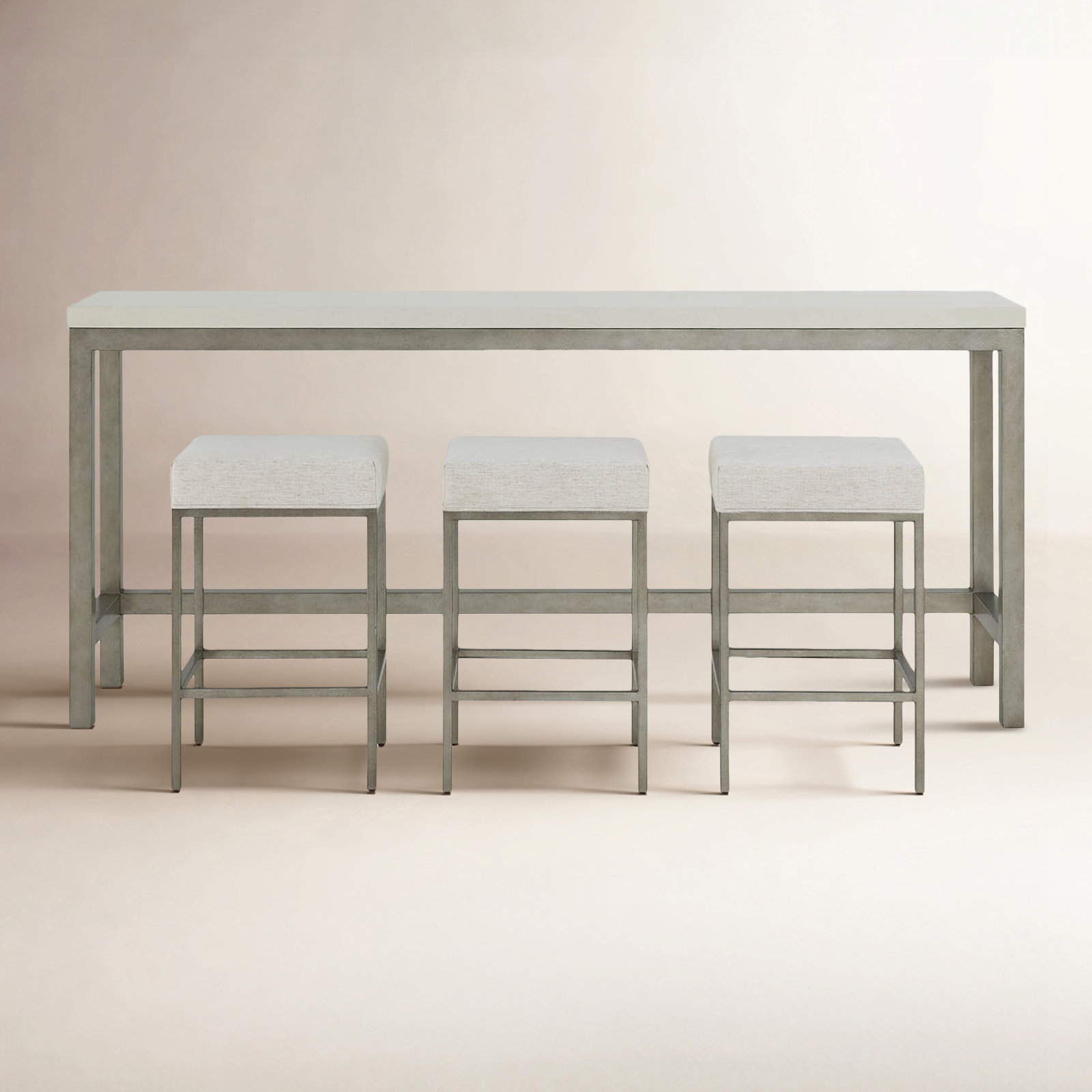 Dowell 82'' Stone Console Table