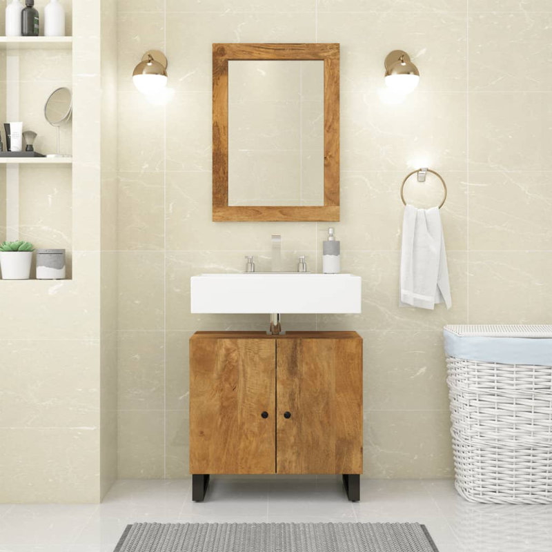 Scottsboro Rectangle Wall Mirror, Natural