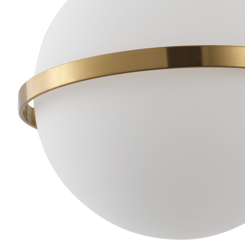 1-Dimmable white glass wall lamp