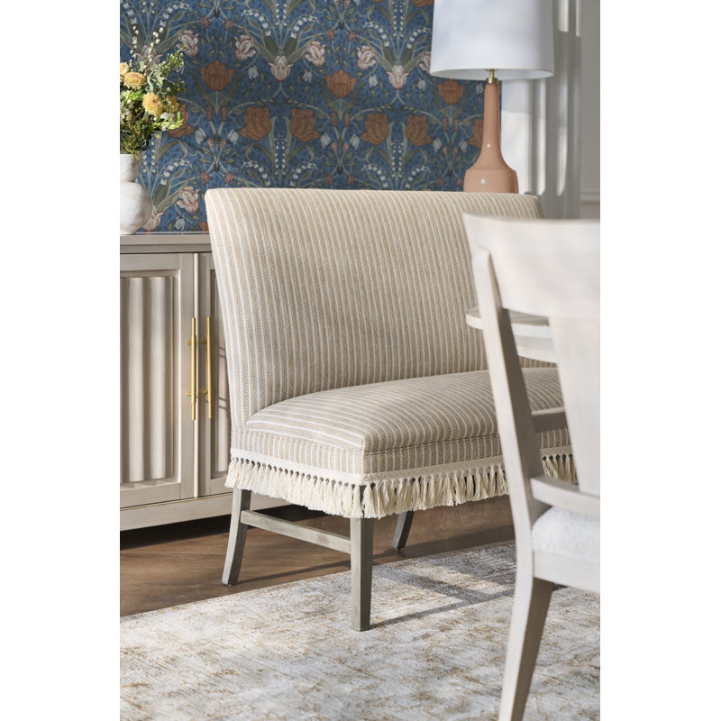 Aria Four Door Credenza in Champagne Mist, Café Mocha