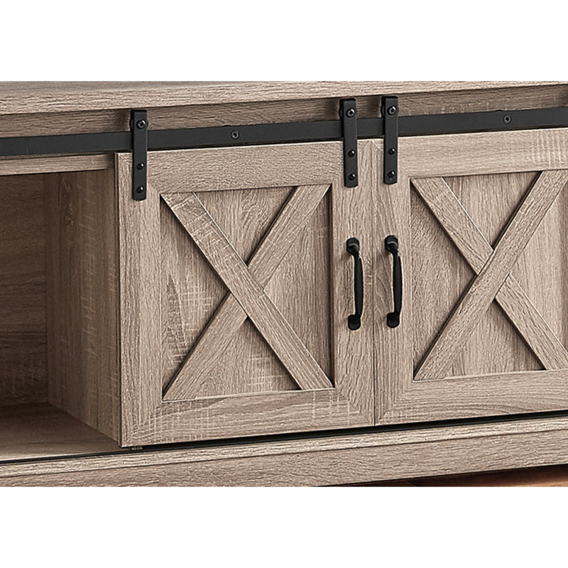 Tv Stand, 60 Inch, Console, Media Entertainment Center, Storage Cabinet, Living Room, Bedroom, Laminate, Transitional, Taupe