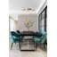 Lustre moderne en verre 18 lumières Pruitt-48402964
