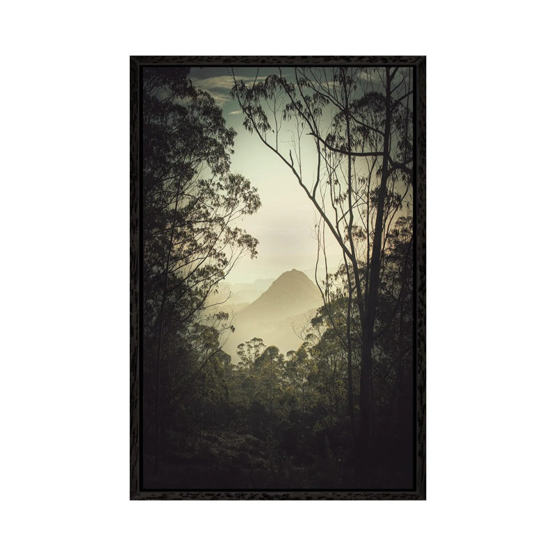 Japanese Estampe II by Annabelle Chabert - Gallery-Wrapped Canvas Giclée on Canvas, 66.04 cm H x 45.72 cm W, Black Framed