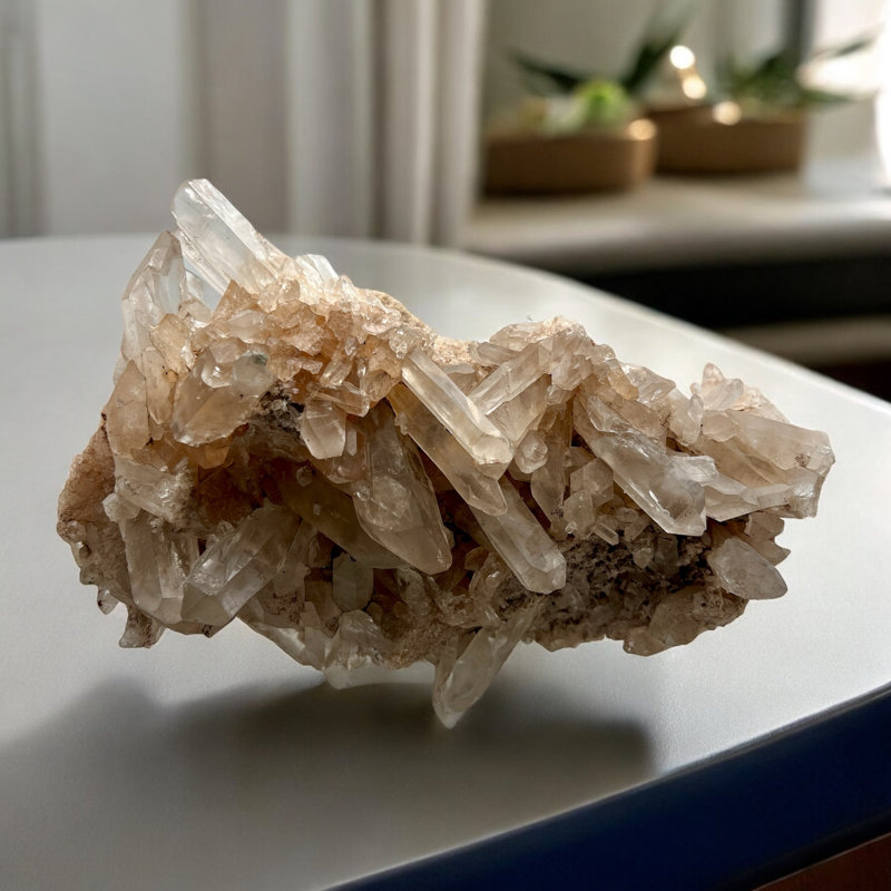 Quartz Catharine rose de l'Himalaya - Pièce centrale