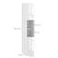 Engineered Wood Freestanding Bathroom Cabinet
