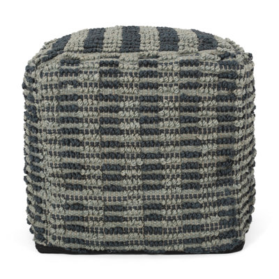 Walle Fabric Square Pouf