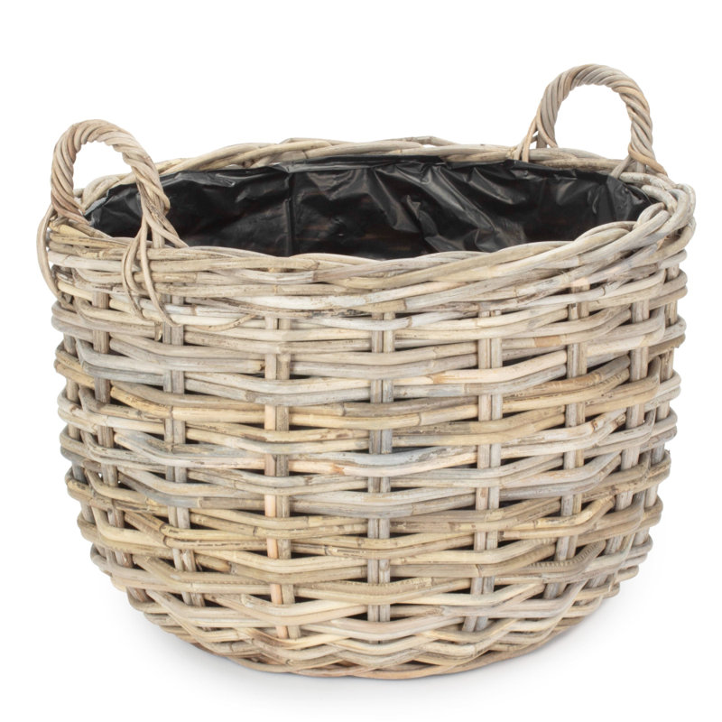 Eliada Wood Pot Planter, 30cm H x 40cm W x 40cm D