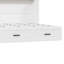 Grand lit escamotable style ferme avec station de charge, lit plateforme pliable avec grand tiroir de rangement pour chambre d'amis, petite chambre, blanc