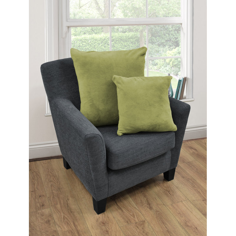 Burford Square Cushion, 59 x 59cm, Sage