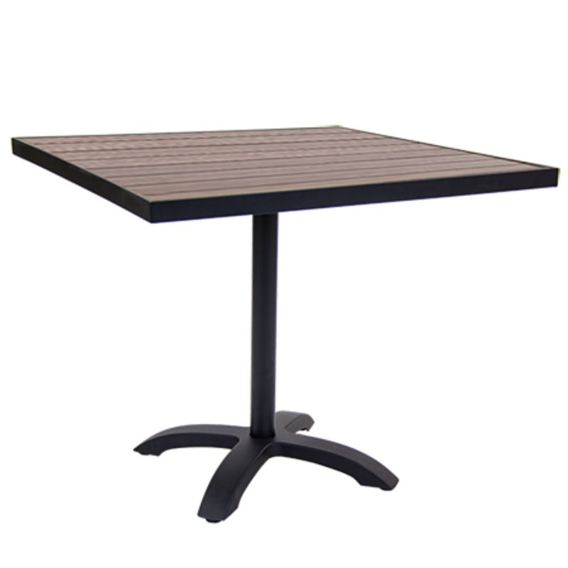Dining Table, 30" W x 30" L x 30" H, Brown