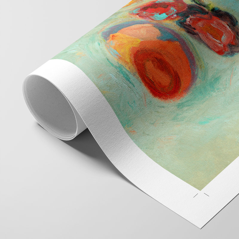 Orange orange - Impression sur toile seulement - NON-CADRE, H 48 po x l 32 po