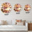 Arbre d'automne jaune et orange - Horloge murale traditionnelle-60329452
