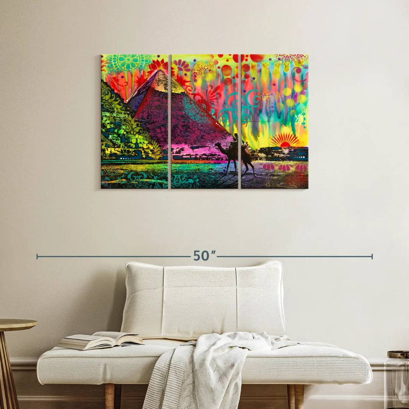 Adella Sunset At Cheops, 24" H x 38" W