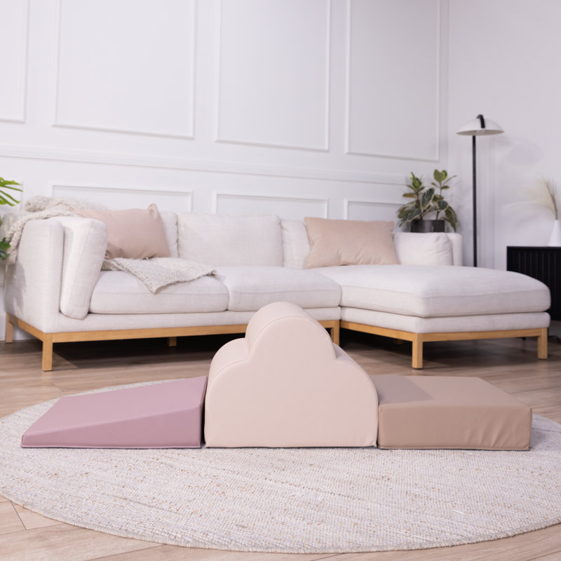 Ensemble 3 pièces SoftScape Cloud Play Climber - Rosette, Teddy