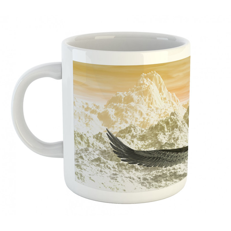 Grande tasse à café oiseaux