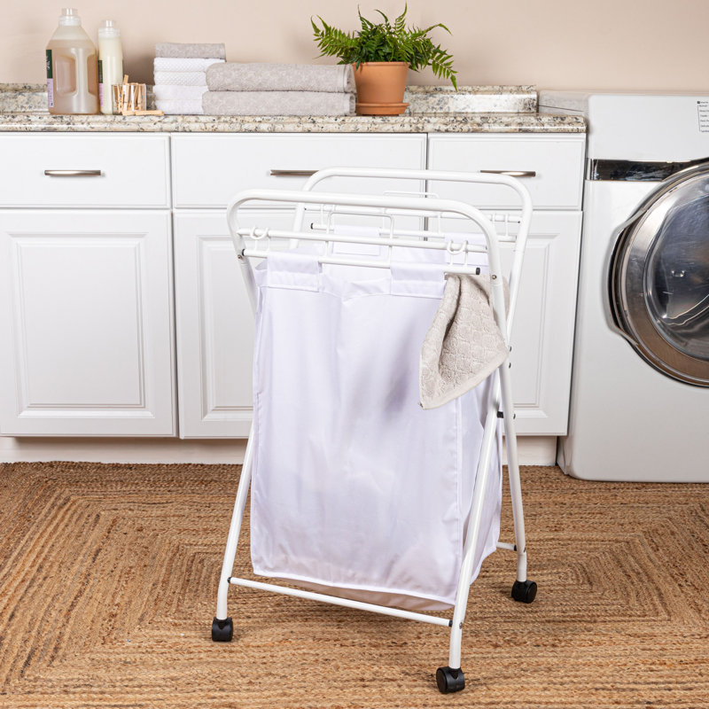 LaundryHamper, White