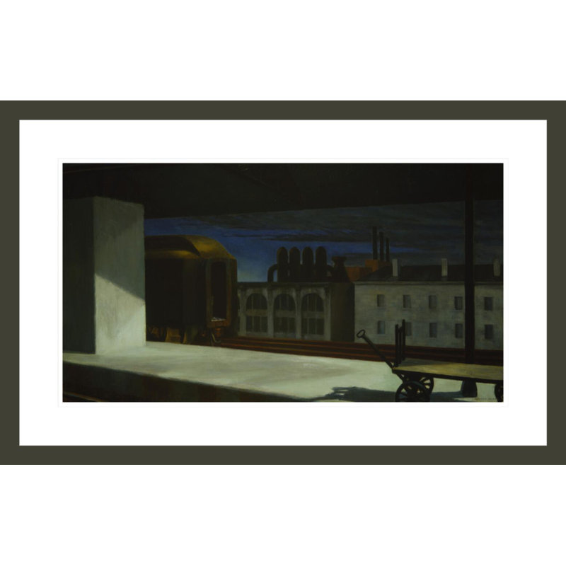 Dawn in Pennsylvania by Edward Hopper -Framed Giclee Print, 18.97" H x 29.5" W