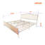 Lit plateforme en bois massif et rembourré Kinberli-596786571-596786572