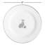 Helmsie x CCH Holiday Animals Flat Salad Plates, Set of 4, Green Rim
