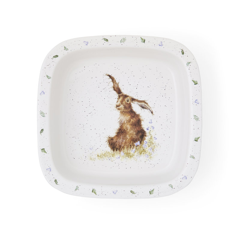 Classic Wrendale Designs  - Square Dish (Hare)