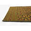 Tapis intérieur de la laine 4 pi x 6 pi 3 po one-of-kind à la main noué la new age Warminster