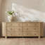 Loren 6 Drawer Dresser Dark Brown-1243592269