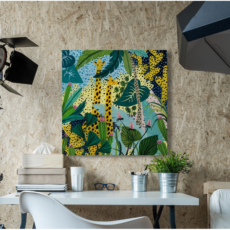 « tachetéing jungle », impression sur toile, H 12 po x l 12 po x P 1,5 po