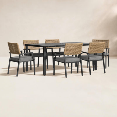 Aiden 72" Patio Dining Set