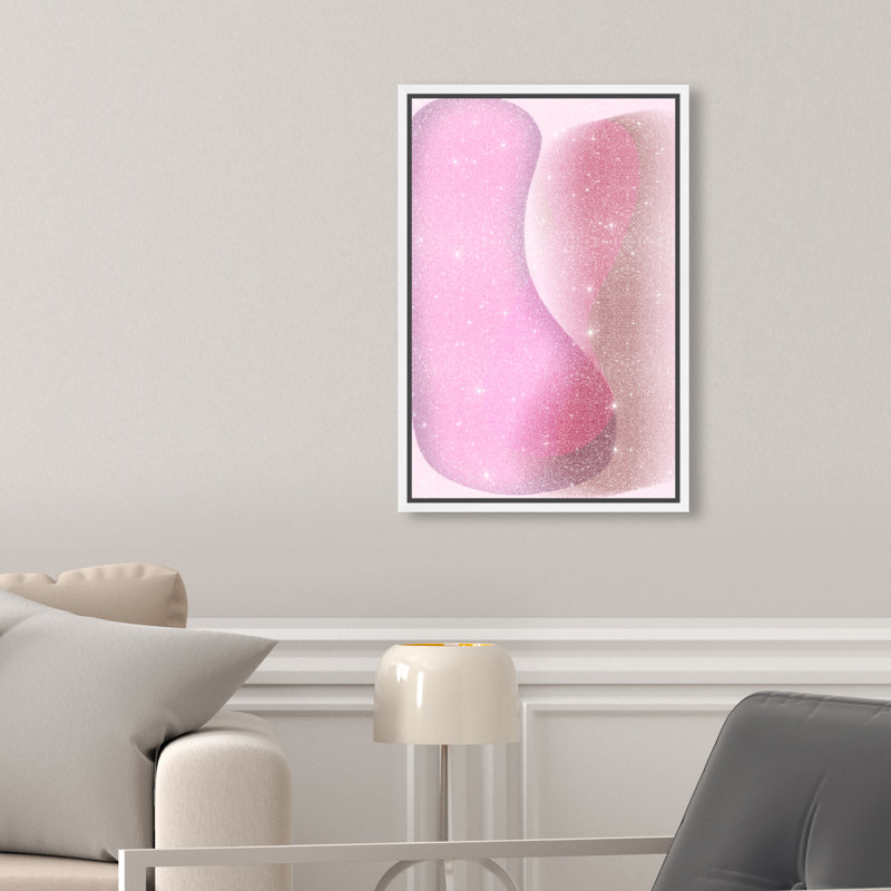Dancing Lovers Print by Oliver Gal, 46"H x 31"W, White Floater Frame