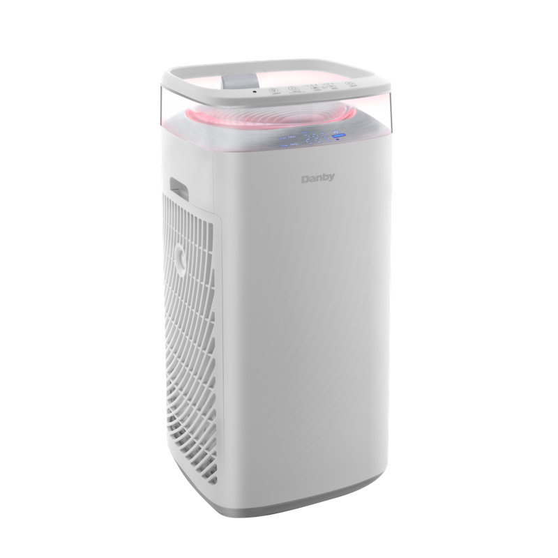 White Energy Star HEPA Filter Air Purifier for Large Rooms