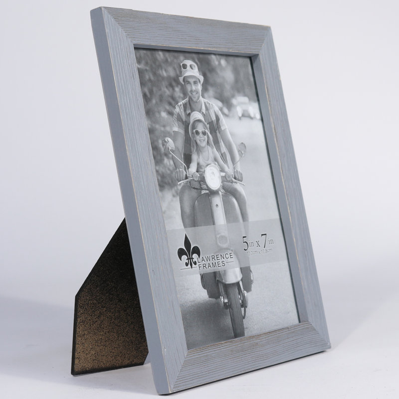 Cadre photo en bois Montevallo, 5 po x 7 po, Gris patiné