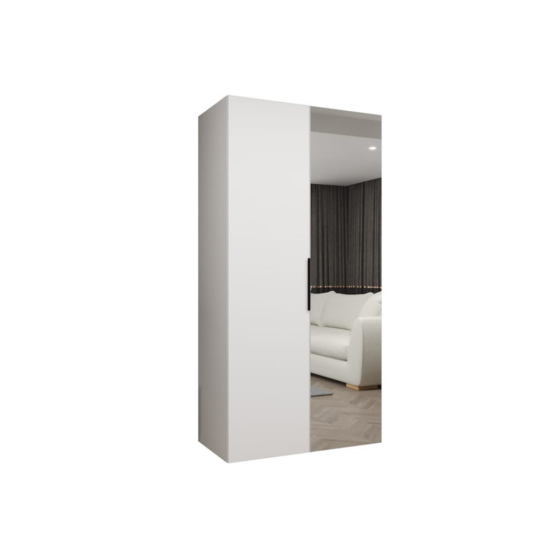 Stojadin Manufactured Wood Wardrobe, White