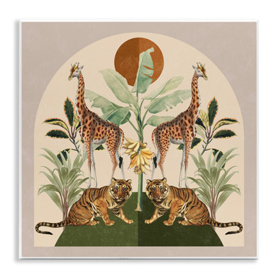 Art mural, "Jungle Animals" par Victoria Barnes