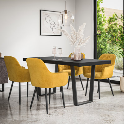 Ahlina 4 - Person Dining Set