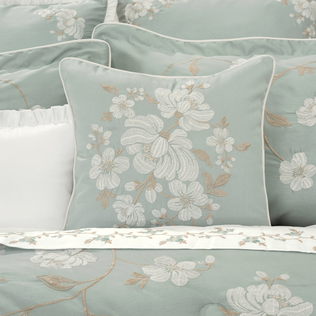 Spring Garden 16" Square Decorative Throw Pillow Royal Court