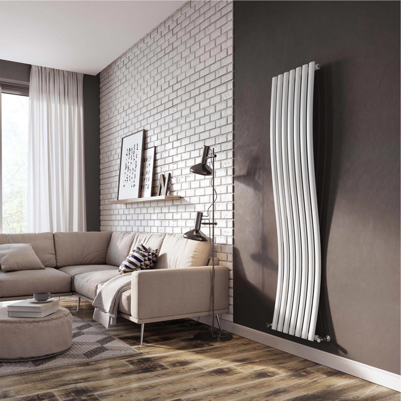 Vertical Designer Radiator, White
