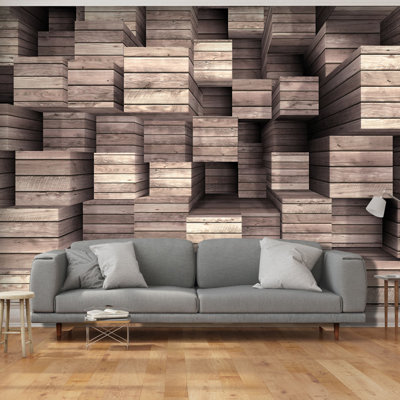 Wooden Finesse 2.1m x 300cm Wallpaper