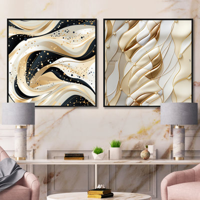 Kendricks - Abstract Collages Square Collage Set Of 2