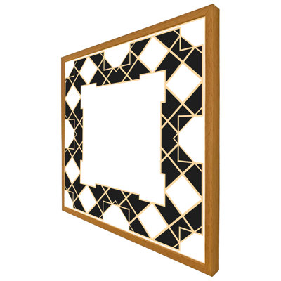 Assam Deco Diamond Border 1 Piece Single Picture Frame Wall Art