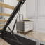 Bed Frame With Storage - Lift Up Storage Bed With Wingback Headboard, USB Ports