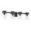 Chapman & Myers Garrett Bathroom Bedroom Wall Fixture In Aged Iron Finish With Clear Shade-831857807-831857803