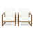 Teak Frame / Beige Cushion selected
